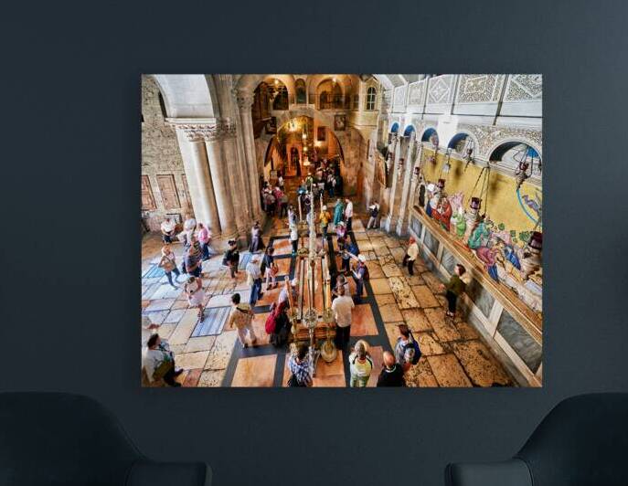 Visit to the church of the holy sepulchre in jerusalem by Marco Brivio