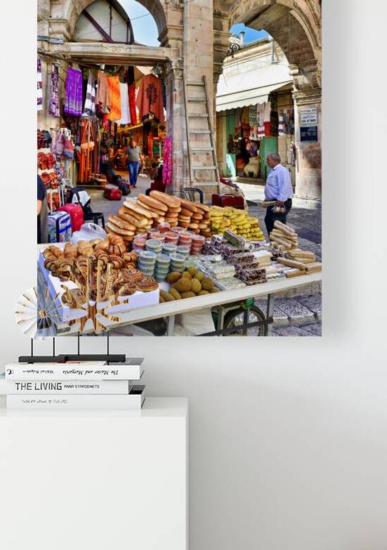 Bread and sweets stall in Old City of Jerusalem draws visitors by Marco Brivio