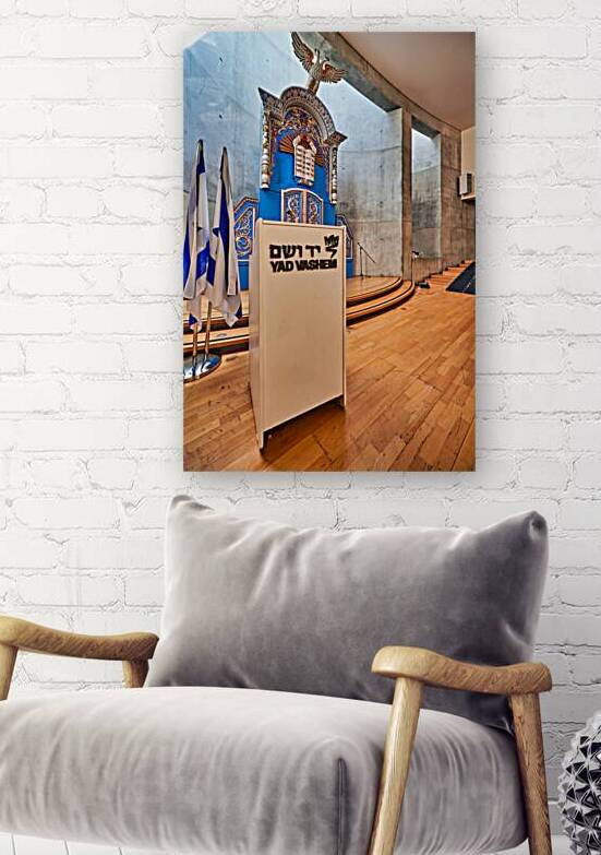 Memorial synagogue at Yad Vashem for Holocaust victims by Marco Brivio