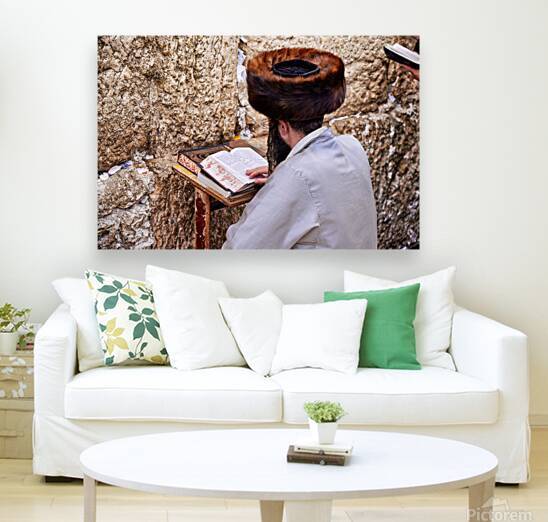 Prayers at the wailing wall in jerusalem israel by Marco Brivio