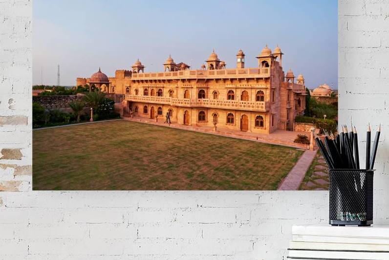 Visit Khimsar Fort in Rajasthan during sunset hours by Marco Brivio