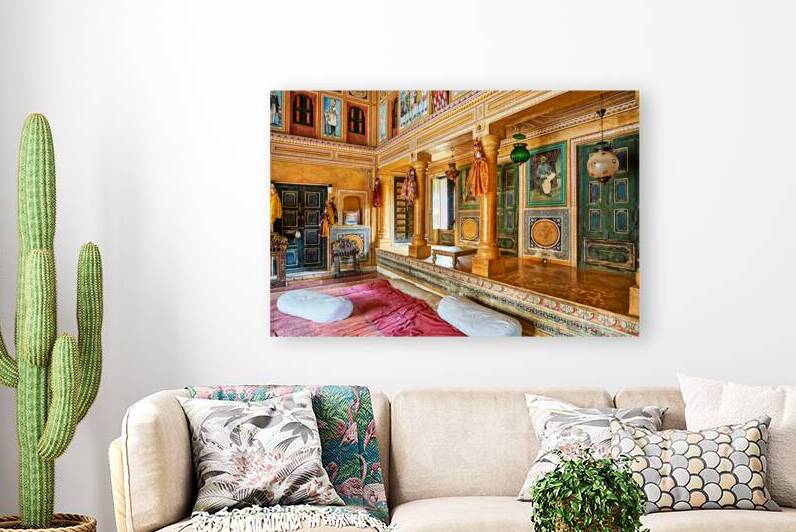 Traditional house design seen in Mandawa Rajasthan Shekawati reg by Marco Brivio