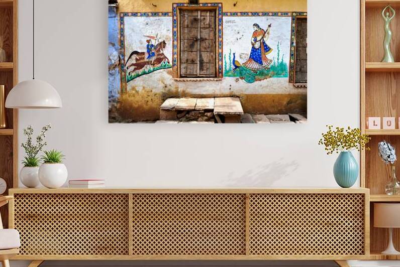 Painted house in Bundi shows culture of Rajasthan by Marco Brivio