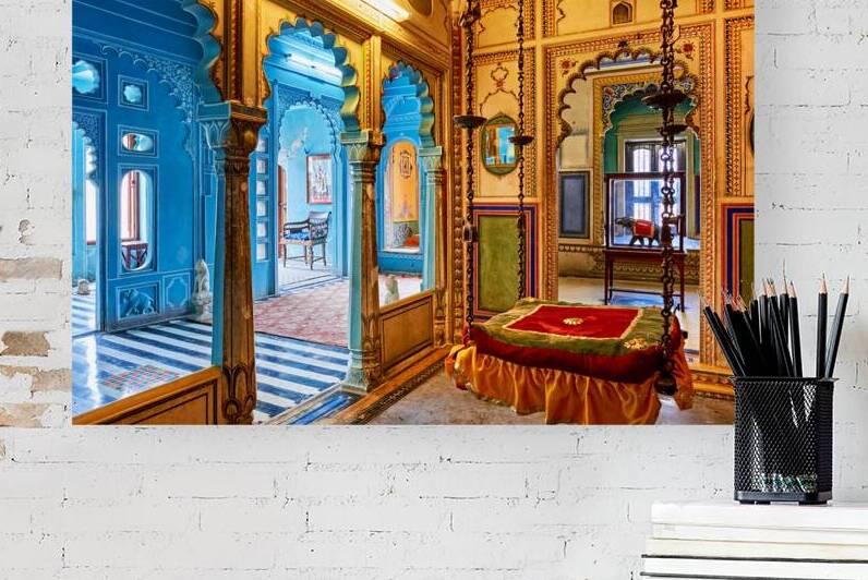 Exploring City Palace in Udaipur Rajasthan India during the da by Marco Brivio