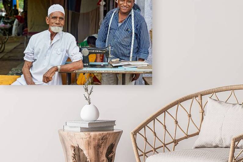 Men working together in Bundi Rajasthan by Marco Brivio