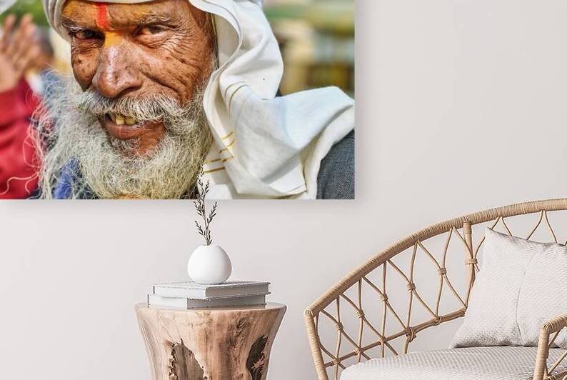 Portrait of a man in Orchha Madhya Pradesh India by Marco Brivio