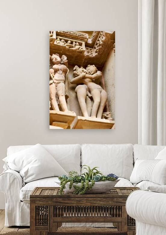 Hindu temples in Khajuraho display intricate erotic carvings by Marco Brivio