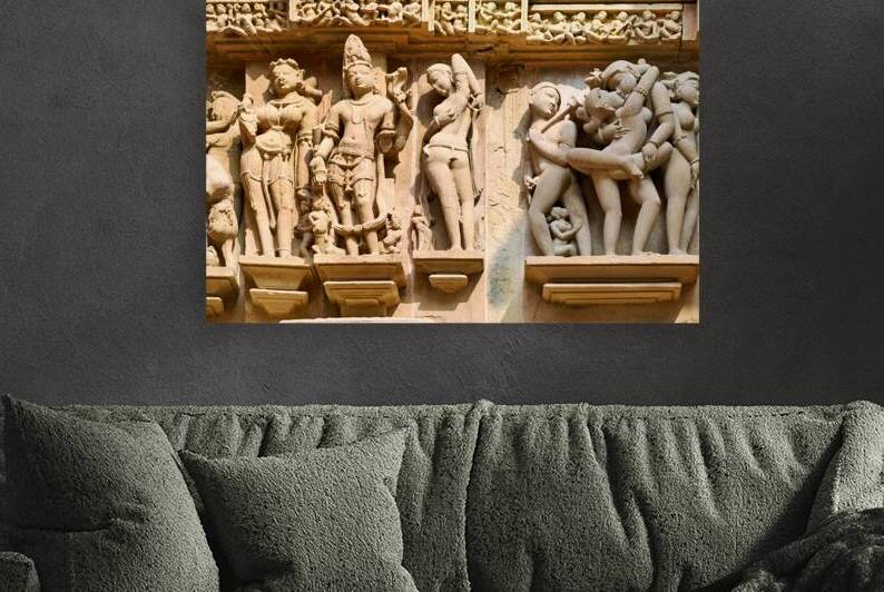 Hindu temples in Khajuraho display intricate carvings of life by Marco Brivio