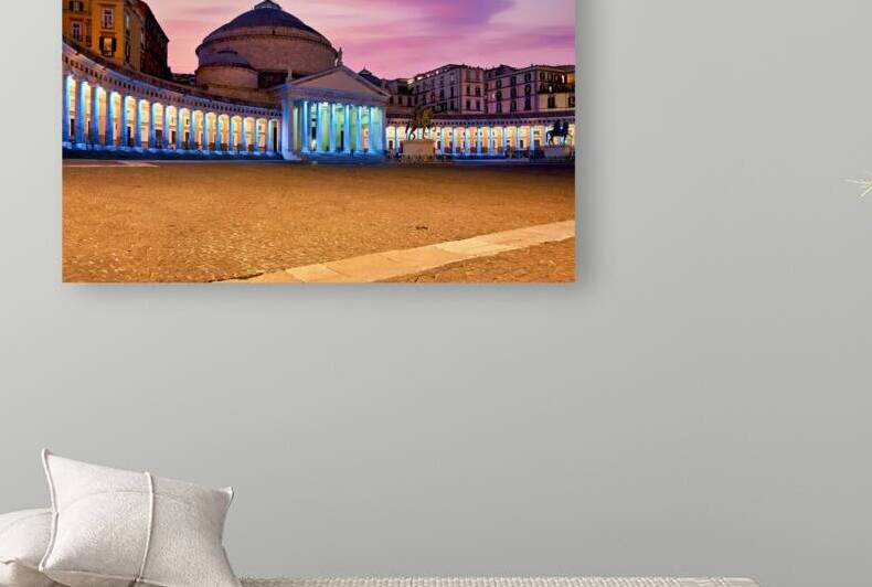 Basilica of San Francesco di Paola in Piazza Plebiscito during s by Marco Brivio