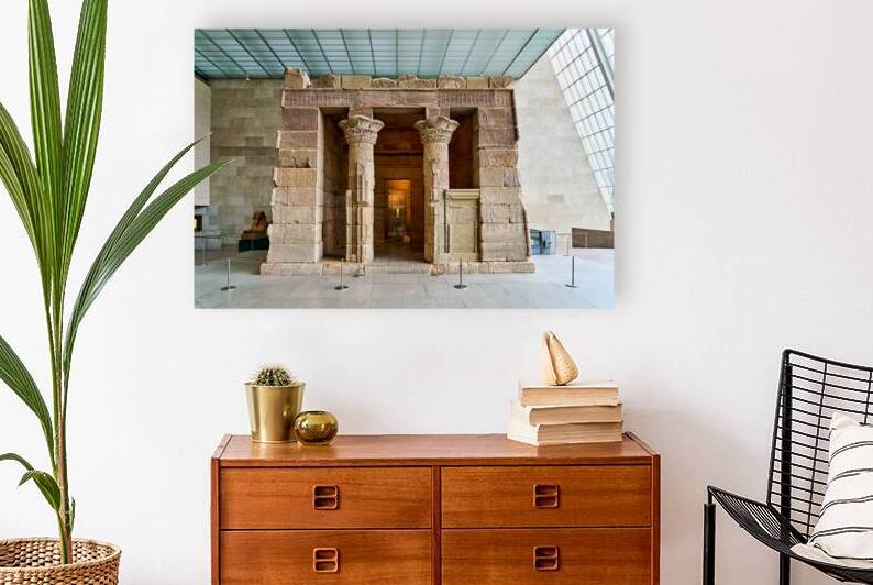 Visit to the temple of dendur in the metropolitan museum of art by Marco Brivio