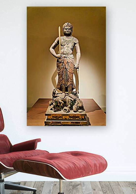 Statue of a warrior from Asia at the Metropolitan Museum of Art by Marco Brivio