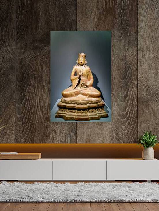 Sculpture of seated figure in Asian Art Gallery at Metropolitan  by Marco Brivio