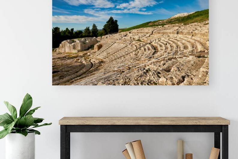 Visit to the ancient Greek theatre in Syracuse Siracusa Sicily I by Marco Brivio