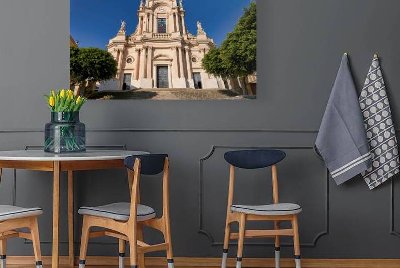 Church of San Giovanni Evangelista in Modica Sicily during dayti by Marco Brivio