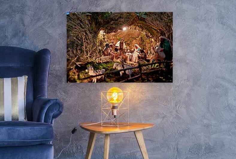 Christmas nativity scene in Caltagirone Sicily Italy by Marco Brivio