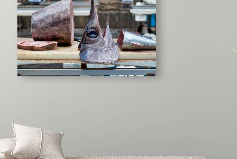 Fresh catch displayed at Piscaria fish market in Catania by Marco Brivio