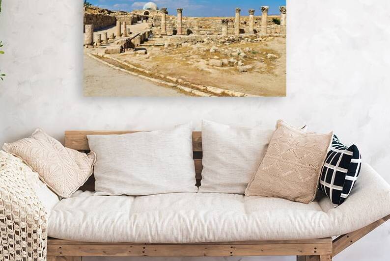 Visiting the umayyad cistern in amman jordan at the citadel by Marco Brivio