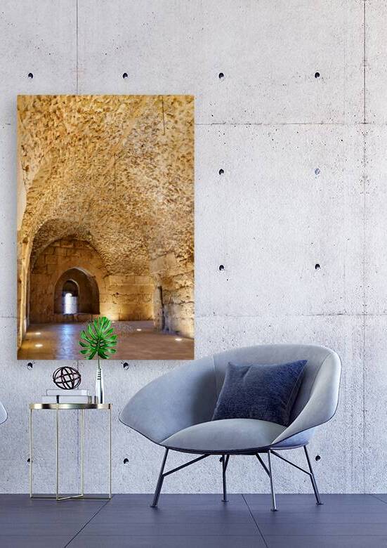 Exploring the interior of Ajloun Castle in Jordan by Marco Brivio