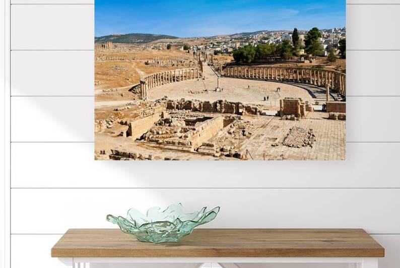 Exploring the oval forum and cardo maximus in Gerasa by Marco Brivio