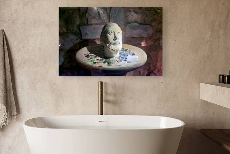 Shrine of the beheading of saint john the baptist in jordan by Marco Brivio