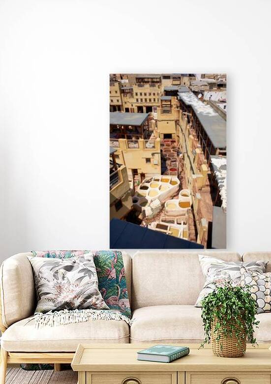 Sidi Moussa Tannery in Fez demonstrates traditional leather proc by Marco Brivio