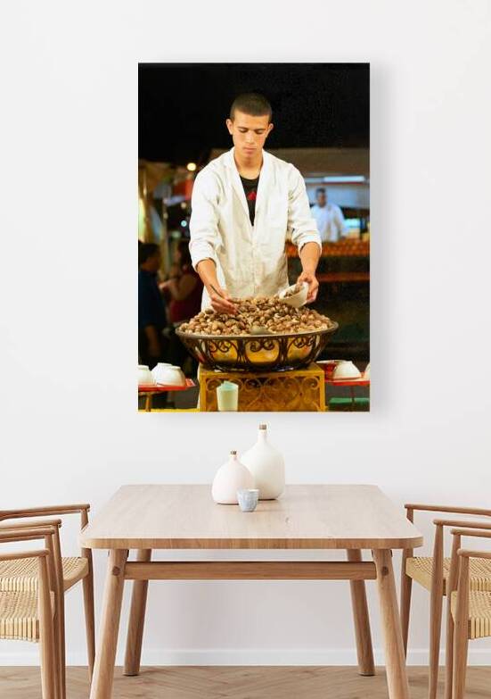 Snails served in street restaurants at Djema el Fna in Marrakesh by Marco Brivio