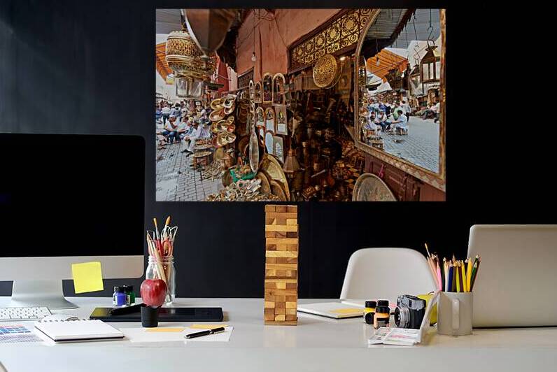 Exploring the souk in Marrakesh and the local crafts on display by Marco Brivio