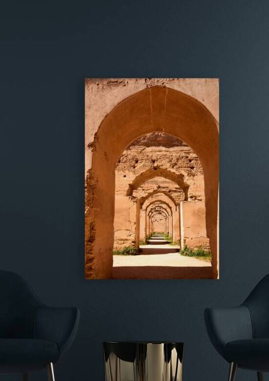 Exploring the Royal Stables in Meknes Morocco with stunning arch by Marco Brivio
