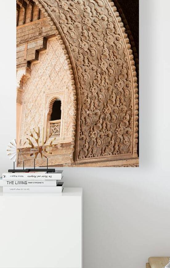 Madrasa Ben Youssef in Marrakesh shows detailed architectural de by Marco Brivio