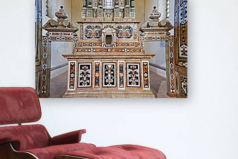 Interior view of Saint Francis of Assisi church in Gerace Calabr by Marco Brivio