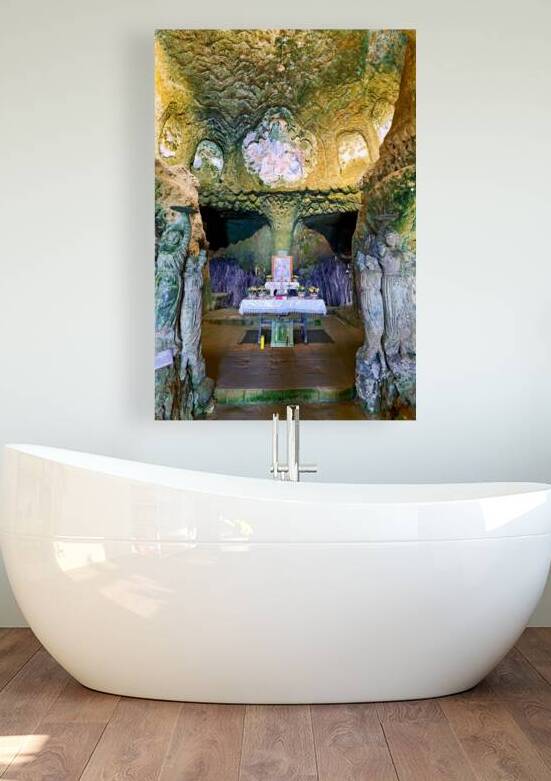 Cave church of Piedigrotta in Pizzo Calabro Calabria Italy by Marco Brivio