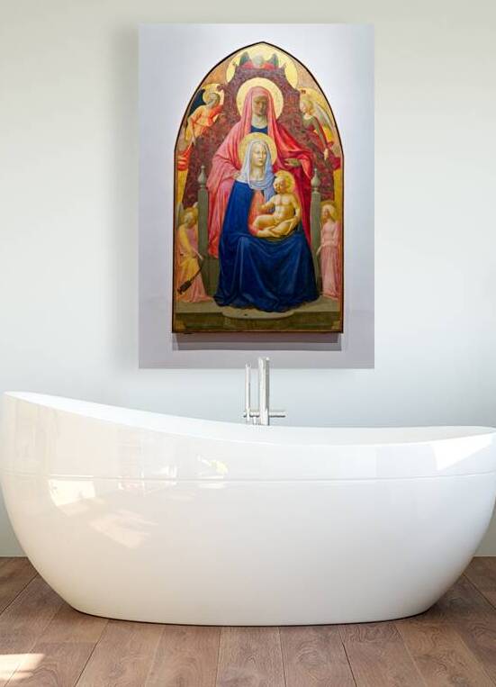 Florence Uffizi Gallery features Masaccios Madonna and St. Anne by Marco Brivio