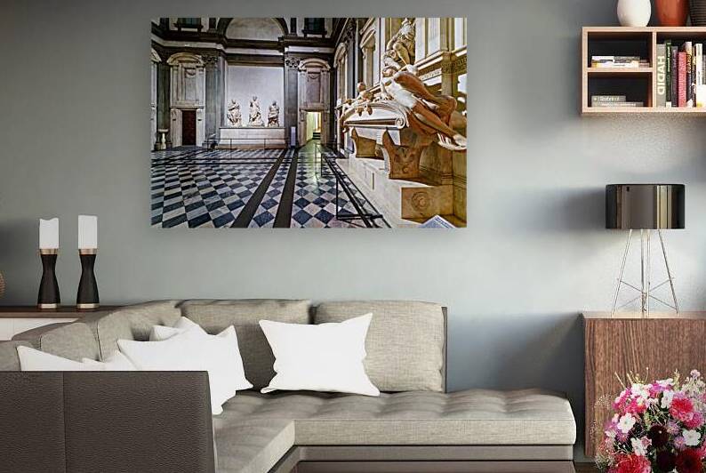 Lorenzo de Medici tomb in Medici Chapels in Florence Tuscany Ita by Marco Brivio