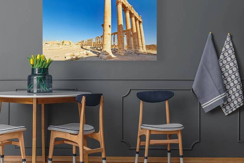 Exploring the ruins of Temple of Bel in ancient Palmyra Syria by Marco Brivio