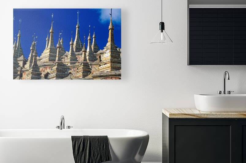 Mohnyin Thambuddhei Paya in Monywa shows many stupa structures by Marco Brivio