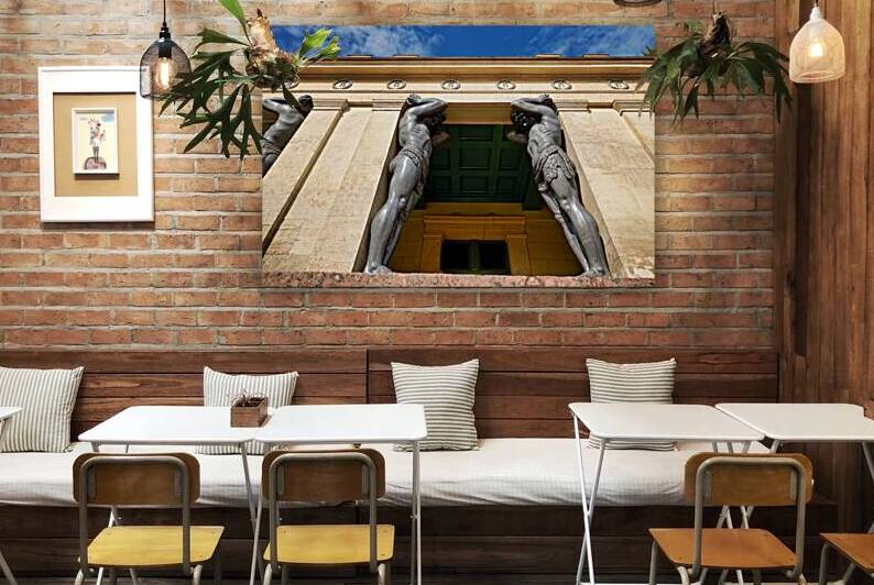 Atlantis statues at Winter Palace in St Petersburg by Marco Brivio