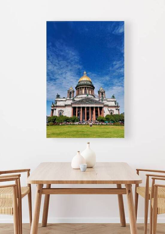 Visitors explore St. Isaacs Cathedral in St. Petersburg by Marco Brivio