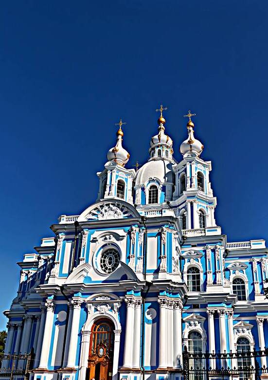 Transfiguration cathedral in saint petersburg russia by Marco Brivio