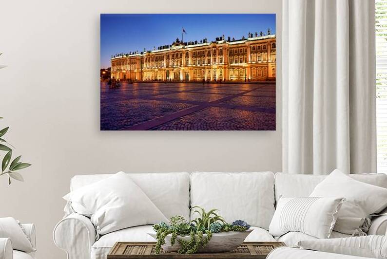 General Staff Building view at Palace Square in Saint Petersburg by Marco Brivio