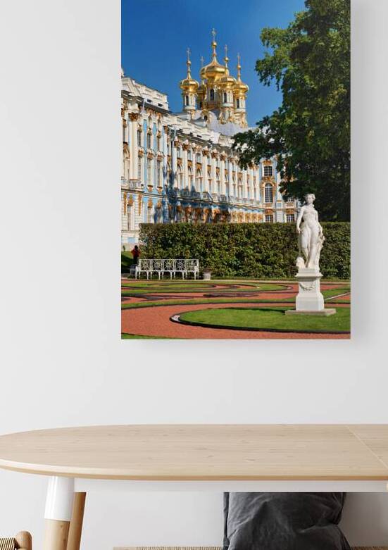 Catherine Palace in Pushkin St. Petersburg on a sunny day by Marco Brivio