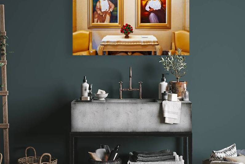 Portraits of leaders at Emirates Palace Hotel in Abu Dhabi by Marco Brivio