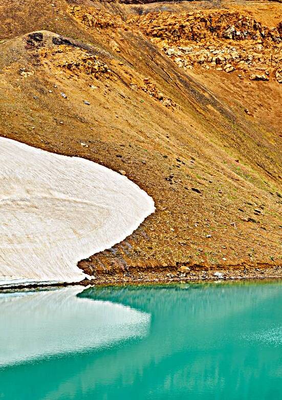 Visit to Krafla in Iceland near geothermal lake and mountains by Marco Brivio