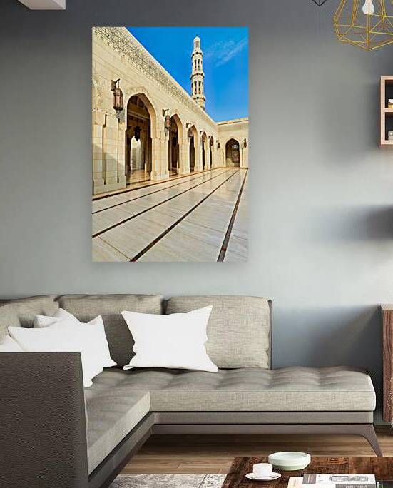 Sultan Qaboos Grand Mosque in Muscat shows architectural design by Marco Brivio