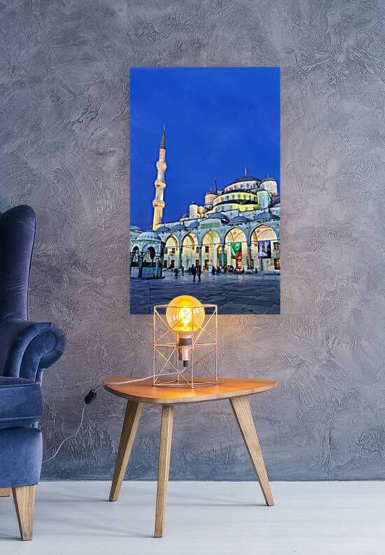 Visit to Blue Mosque in Istanbul at twilight by Marco Brivio