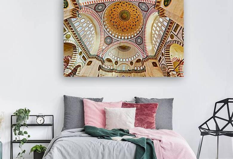 Visit to Suleymaniye Mosque in Istanbul Turkey on a sunny day by Marco Brivio