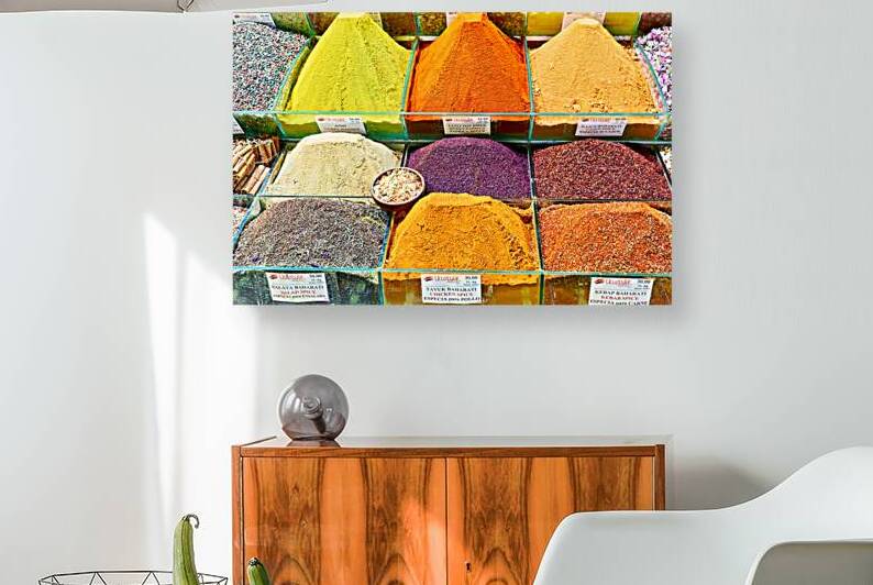 Exploring the Grand Bazaar with colorful spices in Istanbul by Marco Brivio