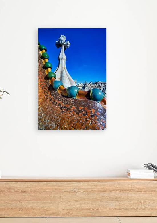 Exploring Casa Batllo in Barcelona under a clear sky by Marco Brivio