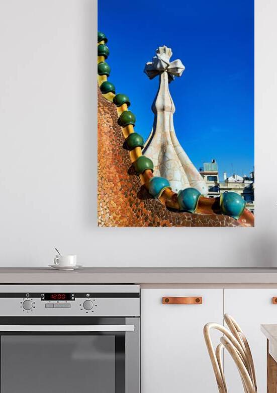 Renowned Casa Batllo details in Barcelona Catalonia by Marco Brivio