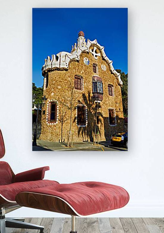 Exploring the fairytale house in Park Guell Barcelona by Marco Brivio