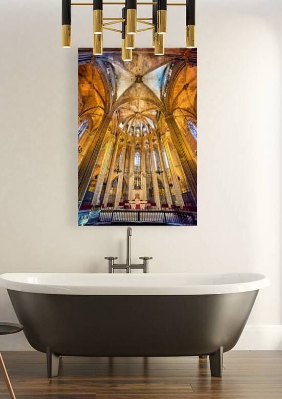 Iconic views of Barcelonas Holy Cross Cathedral by Marco Brivio